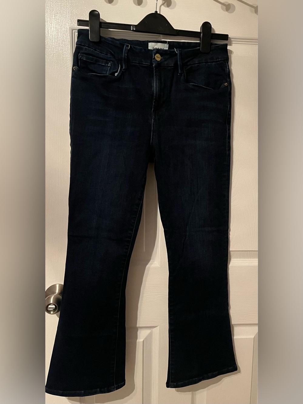 FRAME Le Crop Mini Boot Dark Wash Jeans Women’s Size 29